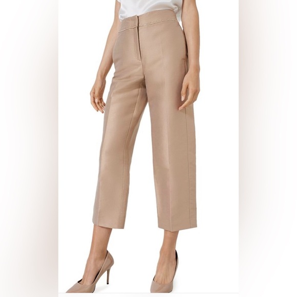 Marina Rinaldi Pants - Marina Rinaldi Lisetta Italian Cropped Camel Pants  Size 10 NWT